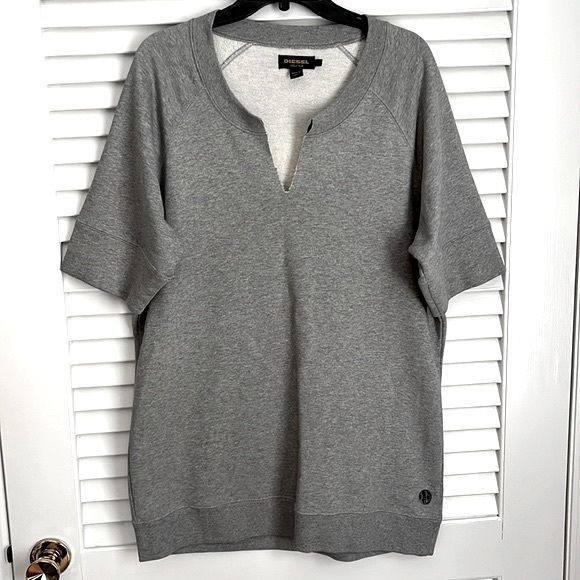 DIESEL BLACK GOLD SHORT SLEEVE SWEATSHIRT - Picture 1 of 4